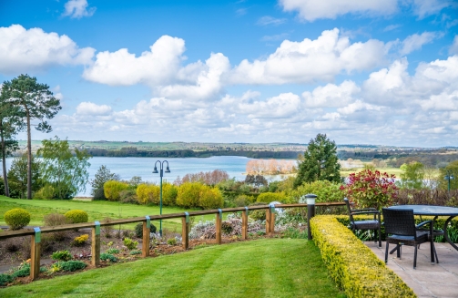 Rutland Hall Hotel terrace view'